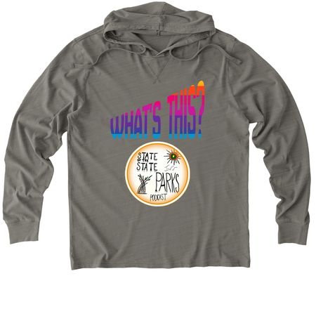 What's this ??, a Driftwood Grey Allmade Organic Cotton Mineral Dye Hoodie Tee
