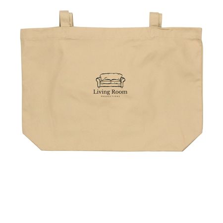 even more totes!, a Oyster Large Organic Cotton Tote Bag