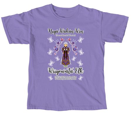 NiyaWakanWin, a Violet Comfort Colors Unisex Tee