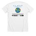 Italy Summer Missions Trip ?26, a Solid White Blend Premium Unisex Tee (back-view)