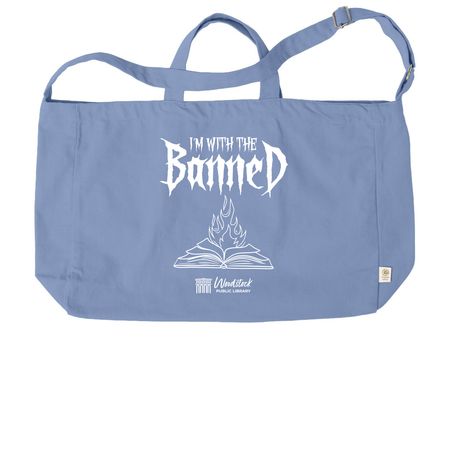 I'm With The Banned Tote, a Elemental Blue Reclaimist G2G Tote Bag