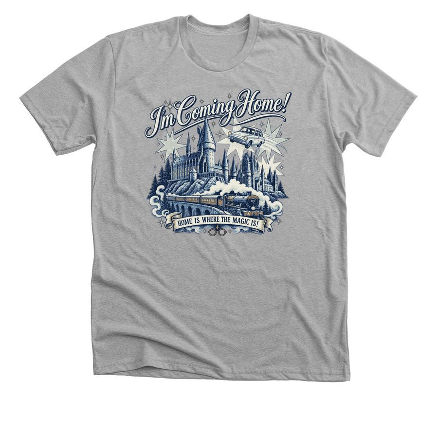 Home, a Athletic Heather Premium Unisex Tee