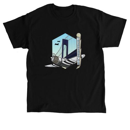 Brooklyn Thunderbolts Away logo, a Black Classic Unisex Tee