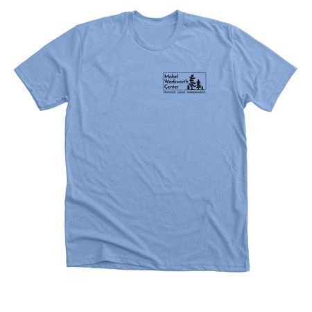 LGBTQIA+ Abortion Venn Diagram (see back), a Heather Carolina Blue Premium Unisex Tee