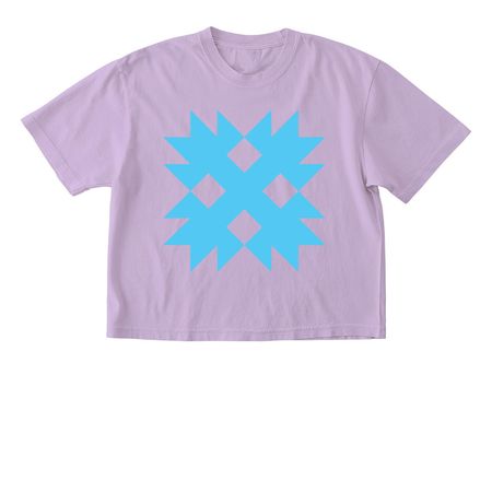 Quilt Block Tee, a Orchid Comfort Colors Boxy Tee