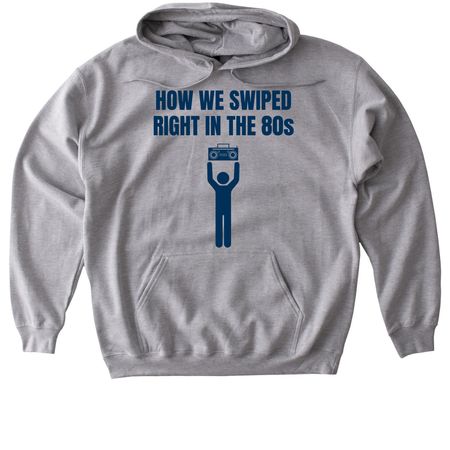 80s Dating, a Sport Grey Gildan Softstyle Pullover Hoodie