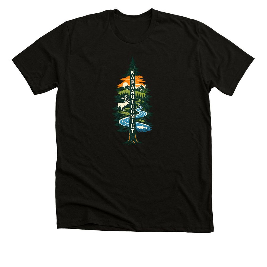 Napaaqtugmiut&nbsp;, a Solid Black Blend Premium Unisex Tee