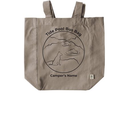 Tide Pool Bus Bag, a Pumice Recycled Cotton Tote Bag
