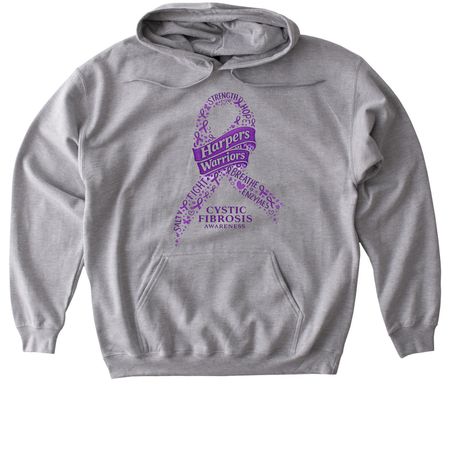Harper's Warriors, a Sport Grey Gildan Softstyle Pullover Hoodie