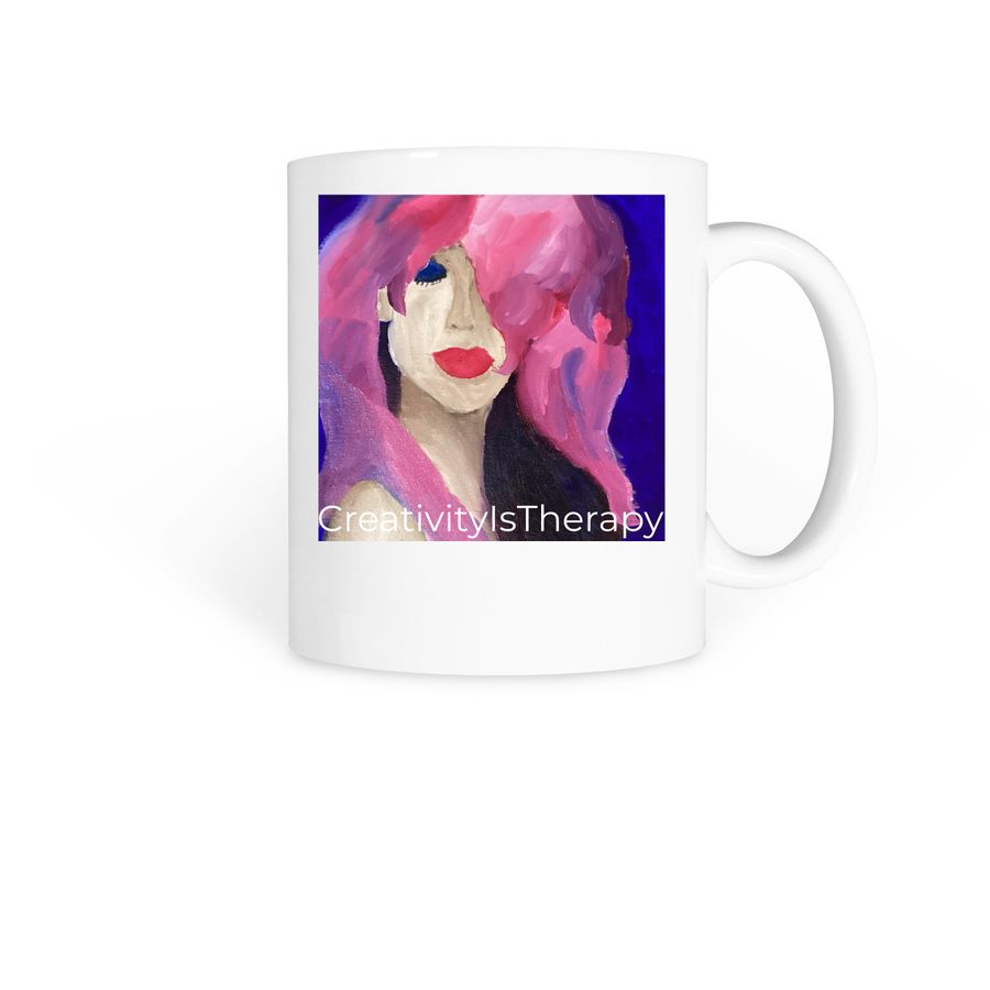CreativityIsTherapy&nbsp;, a White Coffee Mug