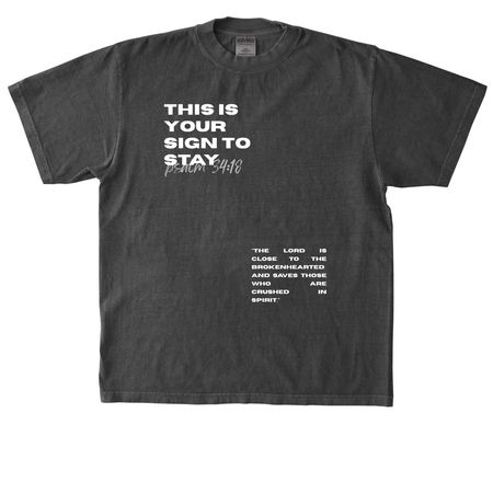 Promised Land Apparel, a Shadow Heavyweight Garment Dye Tee