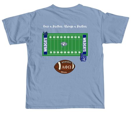 APO Homecoming 26'&nbsp;, a Washed Denim Comfort Colors Unisex Tee (back-view)