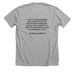 We are still standing- black&nbsp;, a Athletic Heather Premium Unisex Tee (back-view)