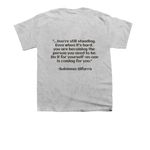 We are still standing- black&nbsp;, a Sport Grey Youth Unisex Tee (back-view)
