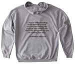 We are still standing- black&nbsp;, a Sport Grey Gildan Softstyle Pullover Hoodie (back-view)