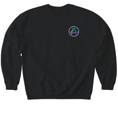 Branded Shirts, a Black Softstyle Crewneck Sweatshirt