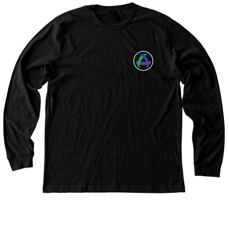 Branded Shirts, a Black Heather Premium Long Sleeve Tee