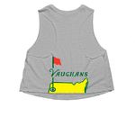 Vaughan Family Reunion 2026, a Athletic Heather Women's Cropped Racerback Tank (back-view)