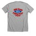 Old Iron Pulling Team, a Athletic Heather Premium Unisex Tee (back-view)