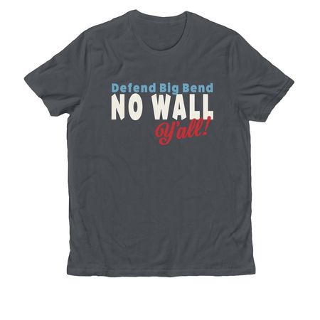 Defend Big Bend Shirts, a Terrain Grey Allmade Organic Cotton Unisex Tee