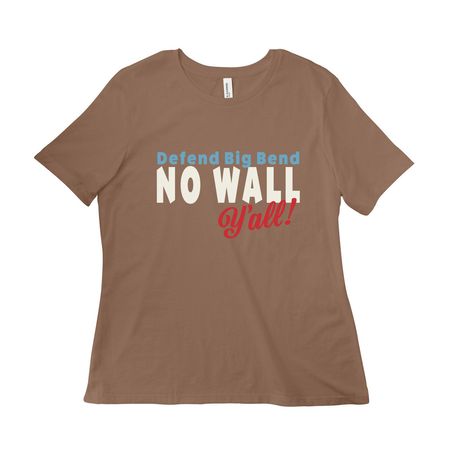 Defend Big Bend Shirts, a Vintage Brown Women?s Relaxed Cotton Tee