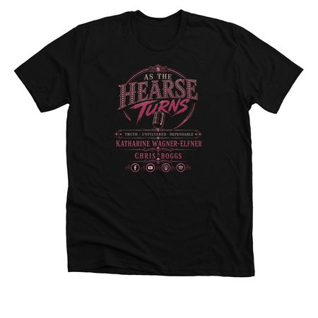 As The Hearse Turns 02, a Solid Black Blend Premium Unisex Tee