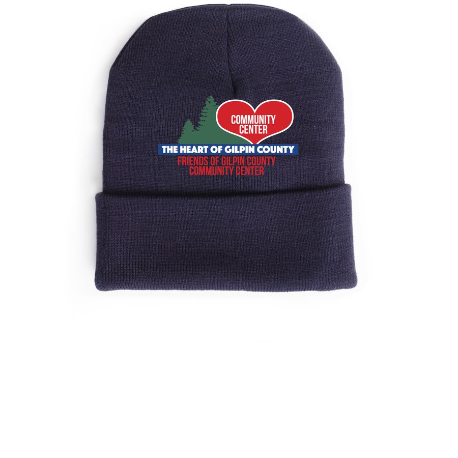 Warm Beanie Cap, a Navy Cuffed Beanie