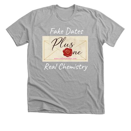 Plus One Tee, a Athletic Heather Premium Unisex Tee