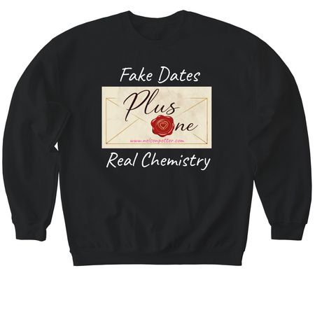 Plus One Tee, a Black Softstyle Crewneck Sweatshirt