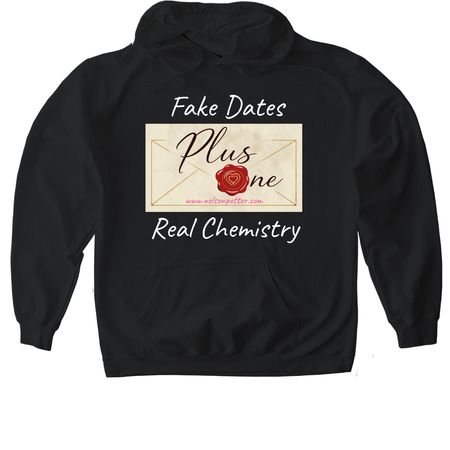 Plus One Tee, a Black Gildan Softstyle Pullover Hoodie