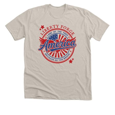 AMERICA, a Heather Dust Premium Unisex Tee