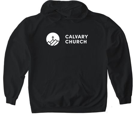 Calvary Church T-Shirt & Sweatshirts, a Black Gildan Softstyle Pullover Hoodie