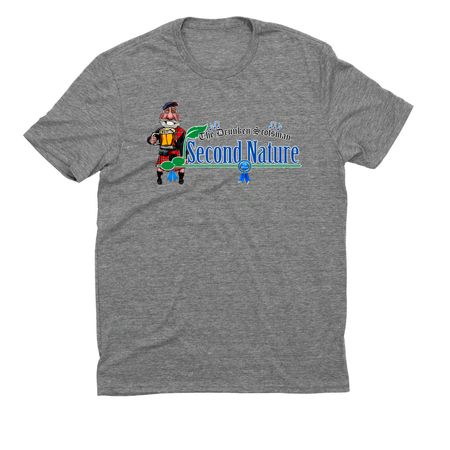 Second Nature's - Drunken Scotsman Collection, a Aluminum Grey Allmade Eco Triblend Unisex Tee