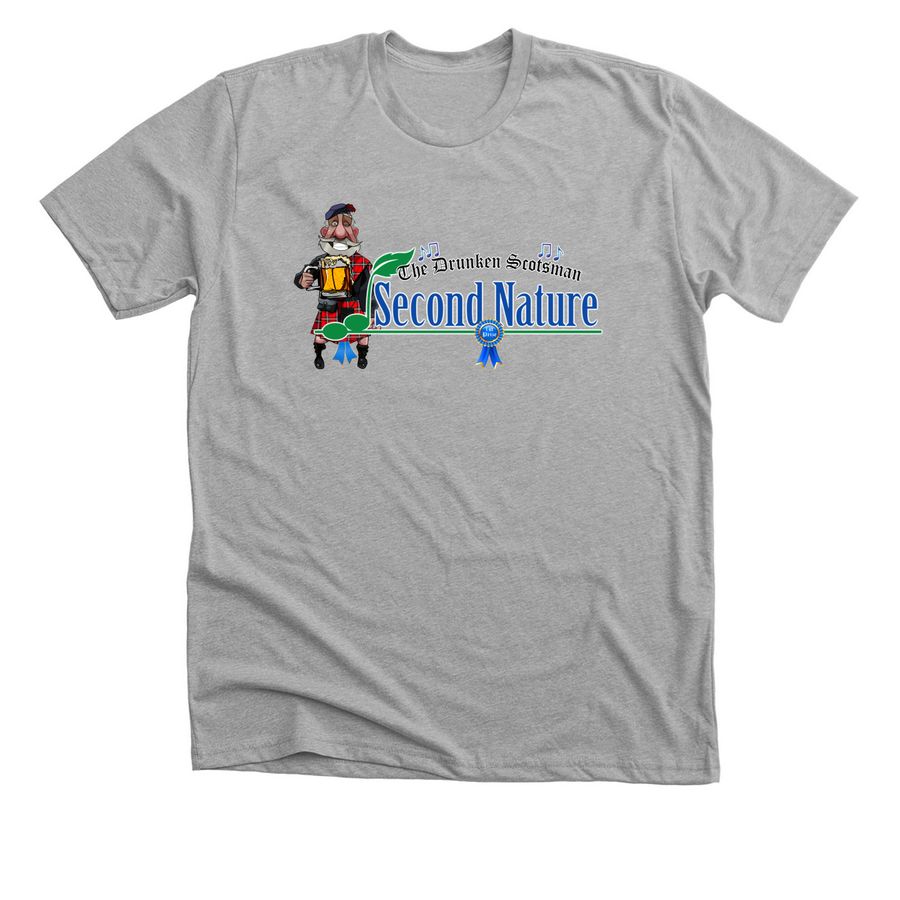 Second Nature's - Drunken Scotsman Collection, a Athletic Heather Premium Unisex Tee
