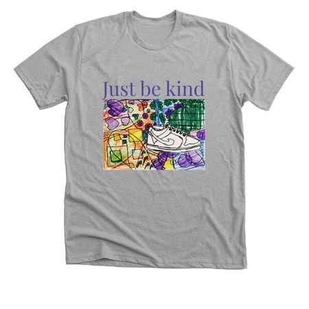 Just be kind, a Athletic Heather Premium Unisex Tee