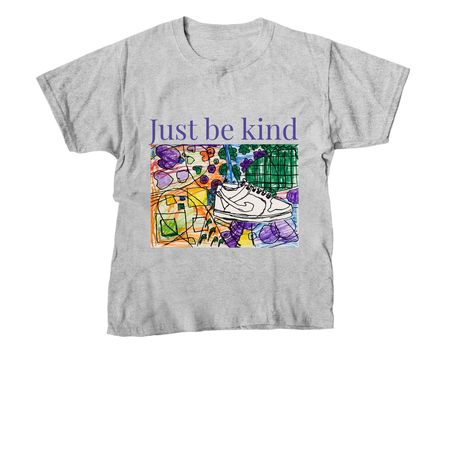 Just be kind, a Sport Grey Youth Unisex Tee