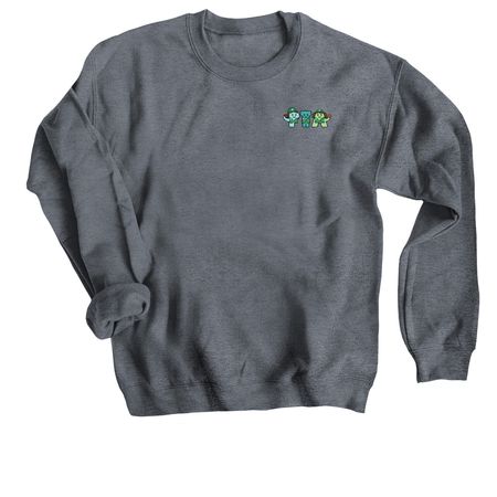 PTA Girl Scounts, a Dark Heather Crewneck Sweatshirt