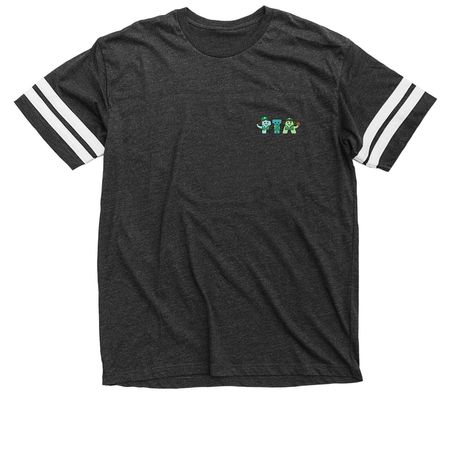 PTA Girl Scounts, a Vintage Smoke / White Football Jersey Tee