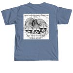 Bandit Alert, a Blue Jean Comfort Colors Unisex Tee (back-view)