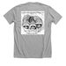 Bandit Alert, a Athletic Heather Premium Unisex Tee (back-view)