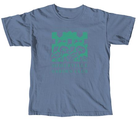 Somerville Garden Club Shirt&nbsp;, a Blue Jean Comfort Colors Unisex Tee