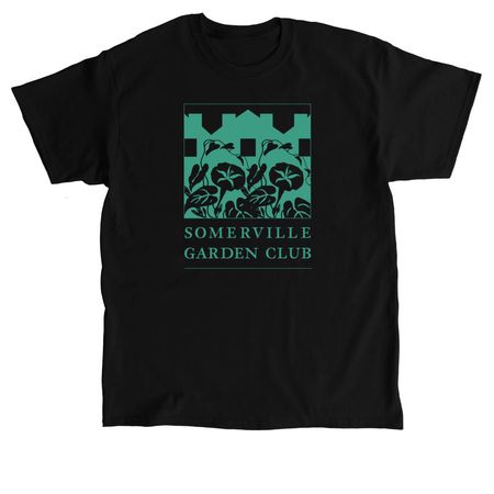 Somerville Garden Club Shirt&nbsp;, a Black Classic Unisex Tee