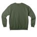 Tees and Sweatshirts, a Military Green Premium Drop Shoulder Sweatshirt (back-view)