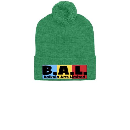 Balkoia Arts Limited, a Heather Kelly Printed Pom-Pom Beanie