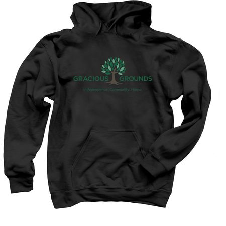 Gracious Grounds Style, a Black Pullover Hoodie
