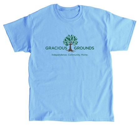 Gracious Grounds Style, a Carolina Blue Classic Unisex Tee