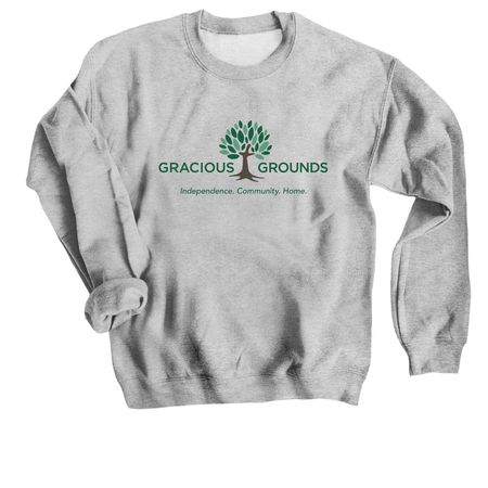 Gracious Grounds Style, a Sport Grey Crewneck Sweatshirt