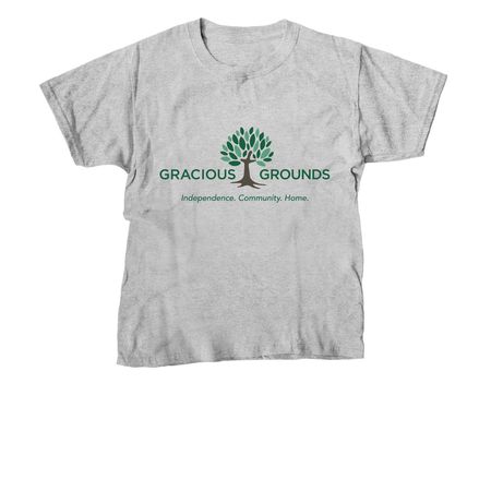 Gracious Grounds Style, a Sport Grey Youth Unisex Tee