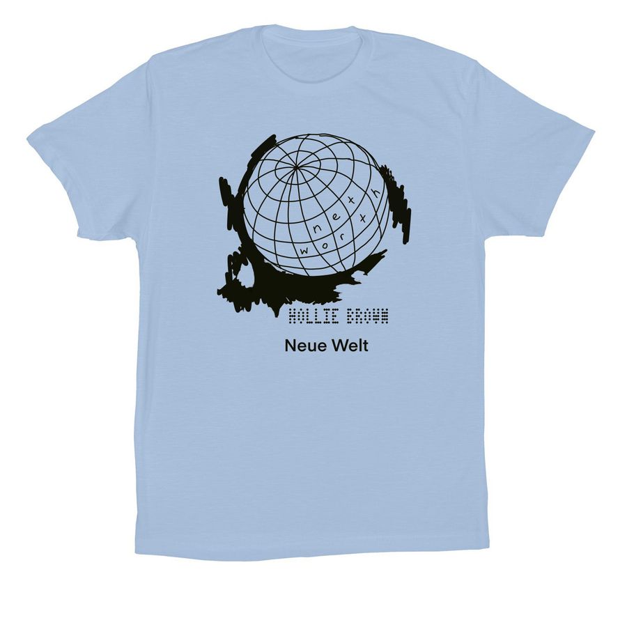 Net Worth&nbsp;, a Baby Blue Premium Cotton Tee