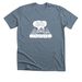 Climb This Mountain Hurricane Relief Foodbank, a Heather Slate Premium Unisex Tee